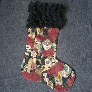 Dia De Los Muertos Xmas Stocking